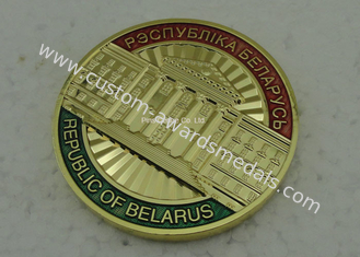 Customized Challenge Coin , 3D Brass Army Souvenir Metal Coin